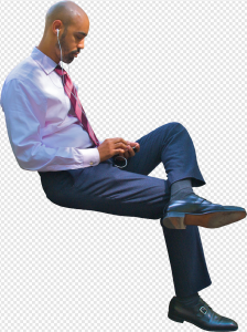 Sitting Man PNG Transparent Images Download