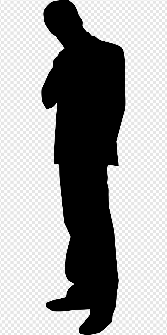 Thinking Man PNG Transparent Images Download - PNG Packs