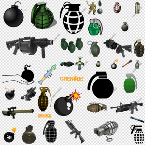 Grenade PNG Transparent Images Download