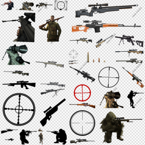 Sniper PNG Transparent Images Download
