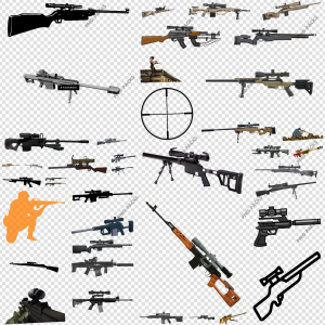 Sniper Rifle PNG Transparent Images Download