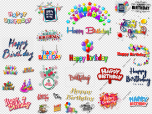 Happy Birthday PNG Transparent Images Download