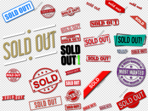 Sold Out PNG Transparent Images Download