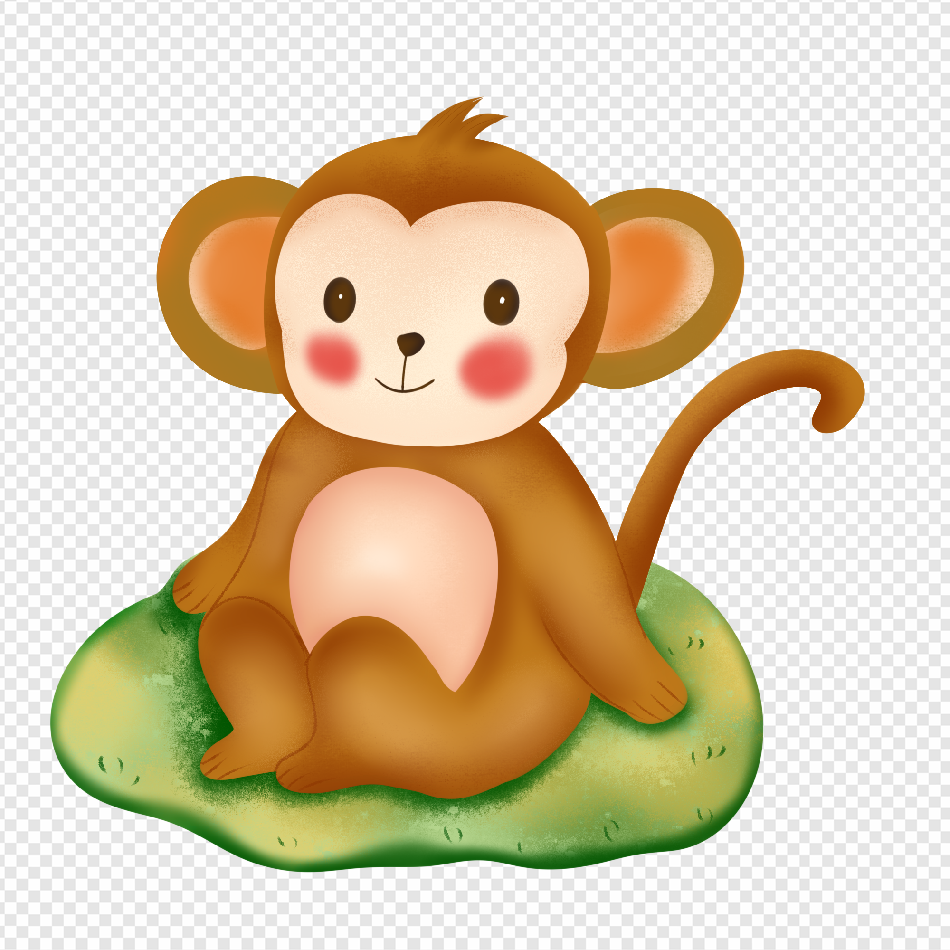 cute monkey png