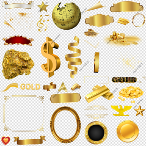 Gold PNG Transparent Images Download