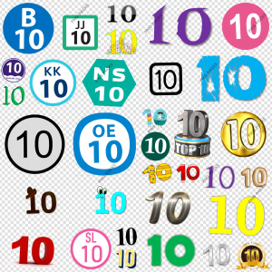 10 Number PNG Transparent Images Download