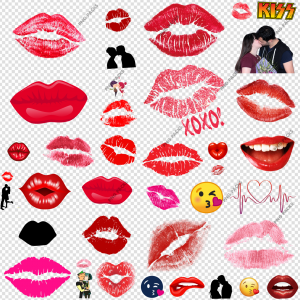 Kiss PNG Transparent Images Download