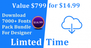7000+ Fonts Pack Bundle Download Zip File for Commercial Use  ̶$̶7̶9̶9̶ [ NOW $14.99 ]