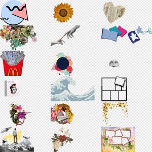 Collage Art PNG Transparent Images Download