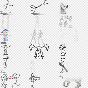 Figure Drawing Art PNG Transparent Images Download