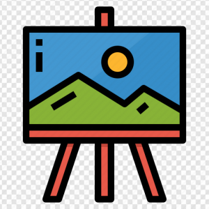 Icon Painting Art PNG Transparent Images Download
