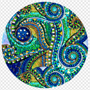 Mosaic Art PNG Transparent Images Download