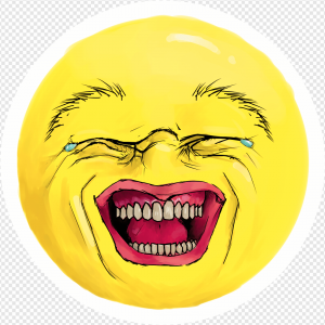 Cry Laughing Emoji PNG Transparent Images Download