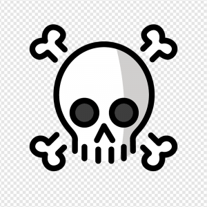 Emoji Skull PNG Transparent Images Download