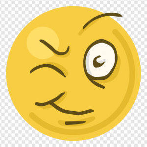 Emoji Wink PNG Transparent Images Download