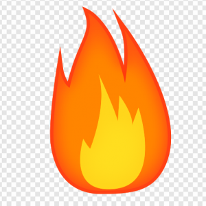 Fire Emoji PNG Transparent Images Download