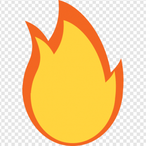 Fire Emoji PNG Transparent Images Download