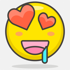 Heart Eye Emoji PNG Transparent Images Download