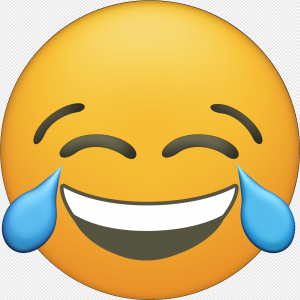 Laugh Cry Emoji PNG Transparent Images Download