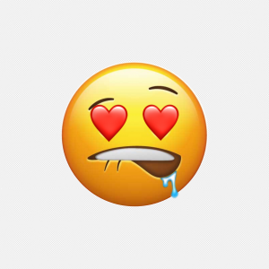 Lip Bite Emoji PNG Transparent Images Download