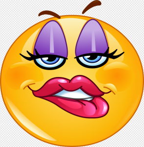 Lip Biting Emoji PNG Transparent Images Download