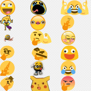 Meme Emojis PNG Transparent Images Download