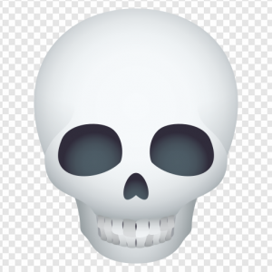 Skull Emoji PNG Transparent Images Download