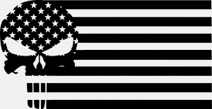 American Flag Black And White PNG Transparent Images Download