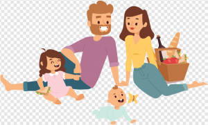 Animated Family PNG Transparent Images Download