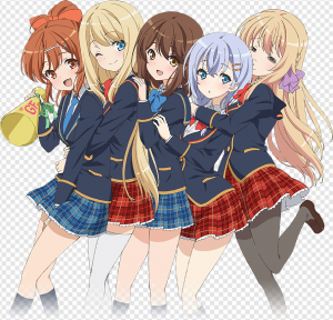 Anime Friends PNG Transparent Images Download
