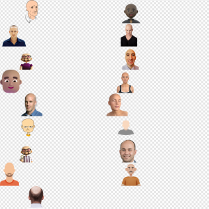 Bald Head PNG Transparent Images Download