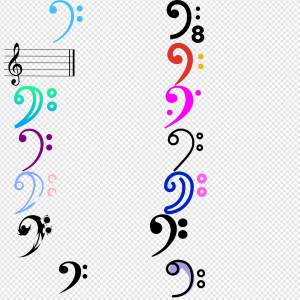 Bass Clef PNG Transparent Images Download