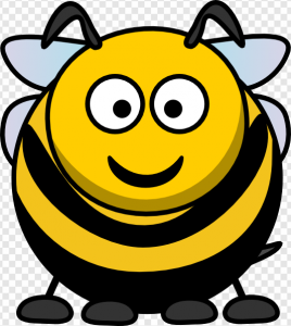 Bee Cartoon PNG Transparent Images Download