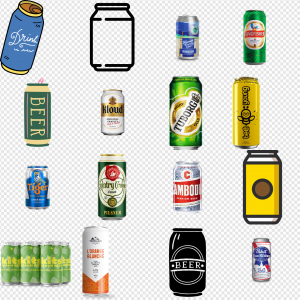 Beer Can PNG Transparent Images Download