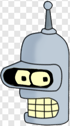 Bender Face PNG Transparent Images Download