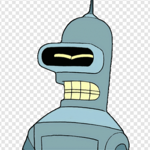 Bender Face PNG Transparent Images Download