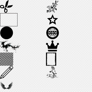 Black And White PNG Transparent Images Download