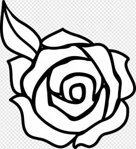 Black And White Flowers PNG Transparent Images Download