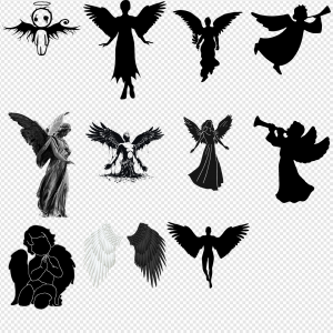 Black Angel PNG Transparent Images Download