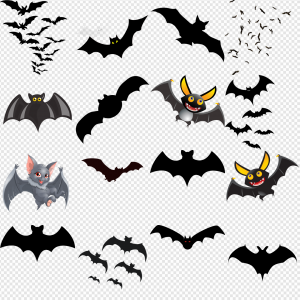 Black Bats PNG Transparent Images Download