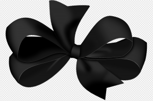 Black Bow PNG Transparent Images Download