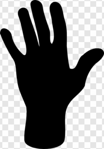 Black Hand PNG Transparent Images Download