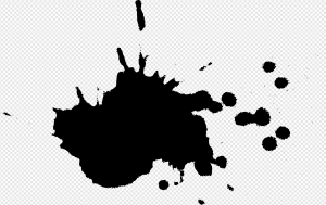 Black Paint PNG Transparent Images Download