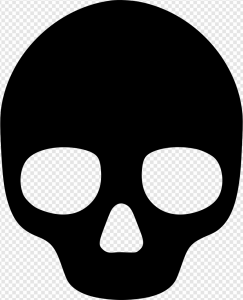 Black Skull PNG Transparent Images Download