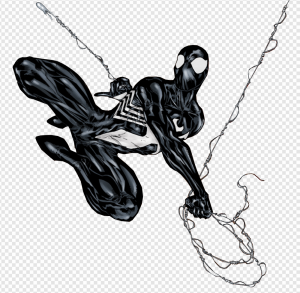 Black Spiderman PNG Transparent Images Download