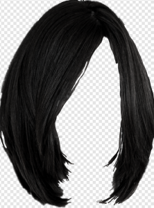 Black Wig PNG Transparent Images Download
