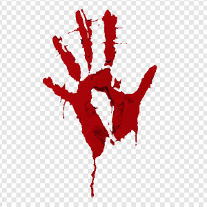 Blood Hand PNG Transparent Images Download