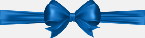 Blue Bow PNG Transparent Images Download
