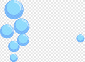 Blue Bubbles PNG Transparent Images Download