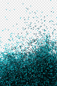 Blue Glitter PNG Transparent Images Download